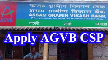Assam Gramin Vikash Bank CSP Apply Online AGVB CSP